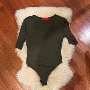 Akira Army Green Bodysuit